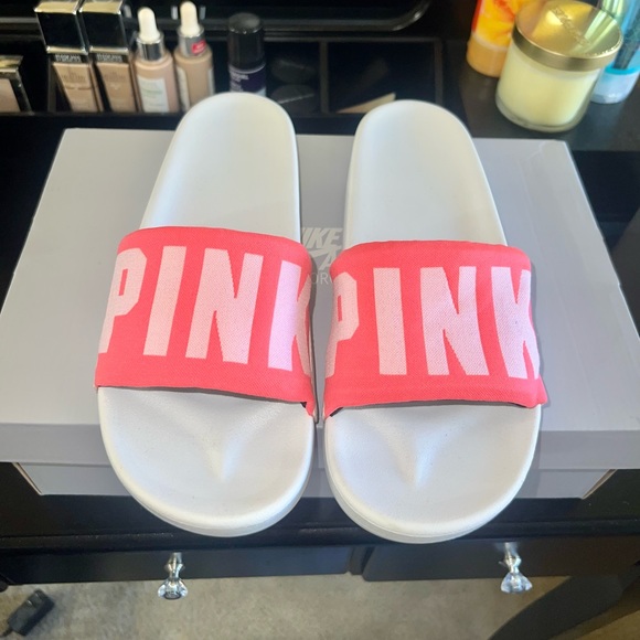 Victoria Secret Pink Seamless (Hot Pink ) Slides - Picture 9 of 14
